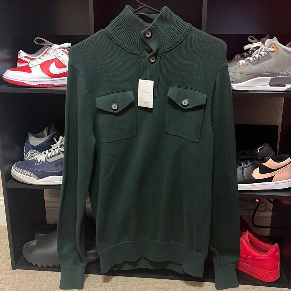 Banana Republic Button Sweater